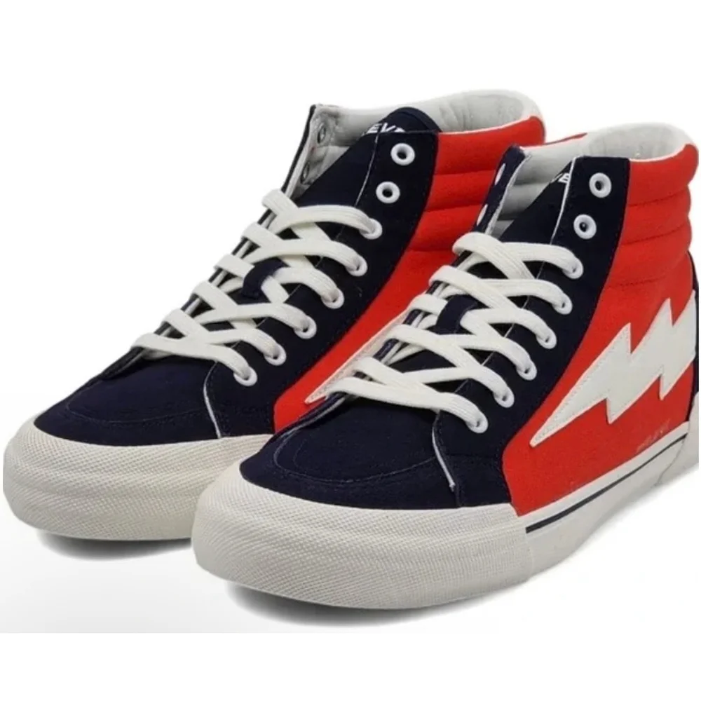 Revenge x Storm Sneakers, Red & Navy, Size 10